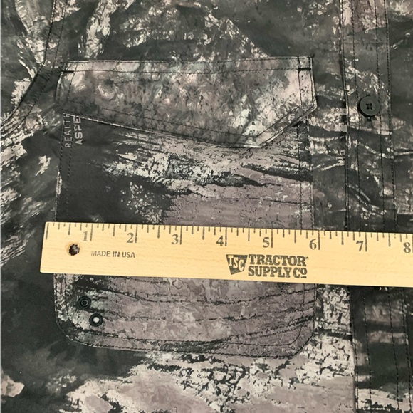 NWT Camo RealTree Aspect Fishing Shirt Short Sleeve Button Front Size S Camo … - Picture 10 of 14